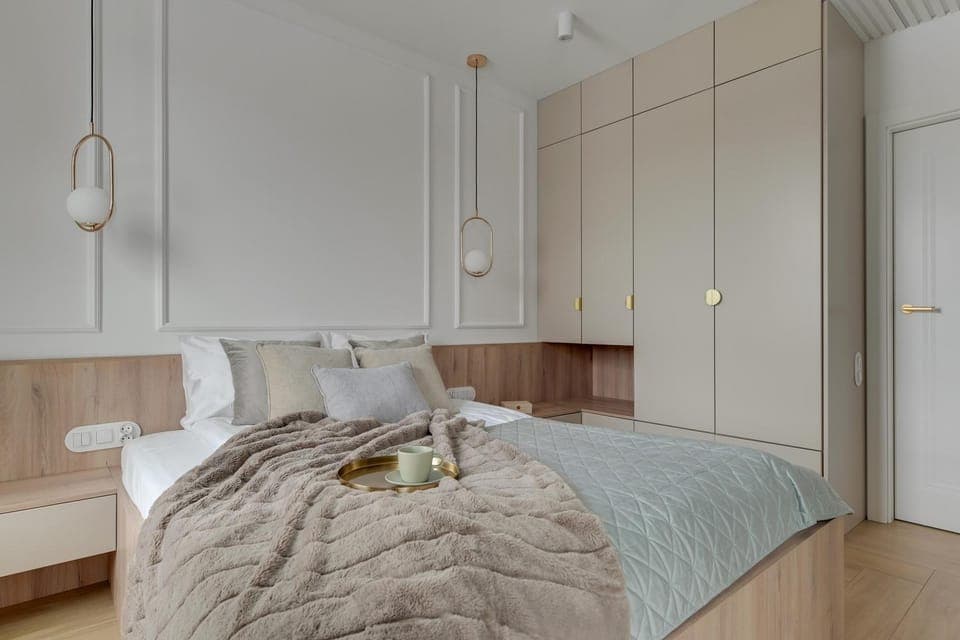 Bed, Bedroom, wardrobe