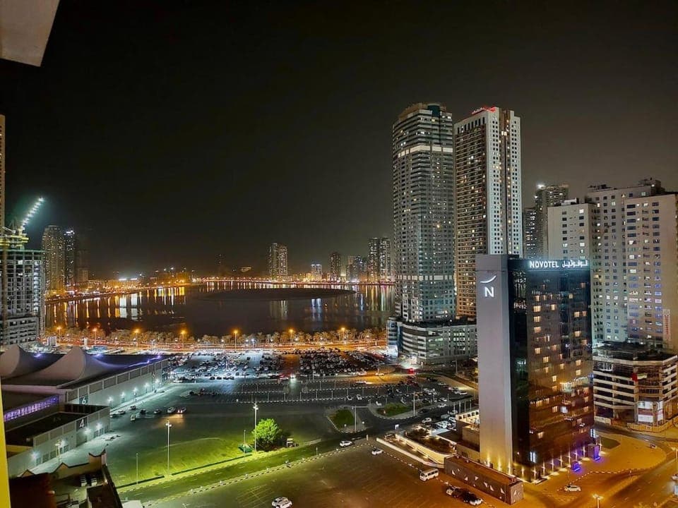 Night, Bird's eye view, City view