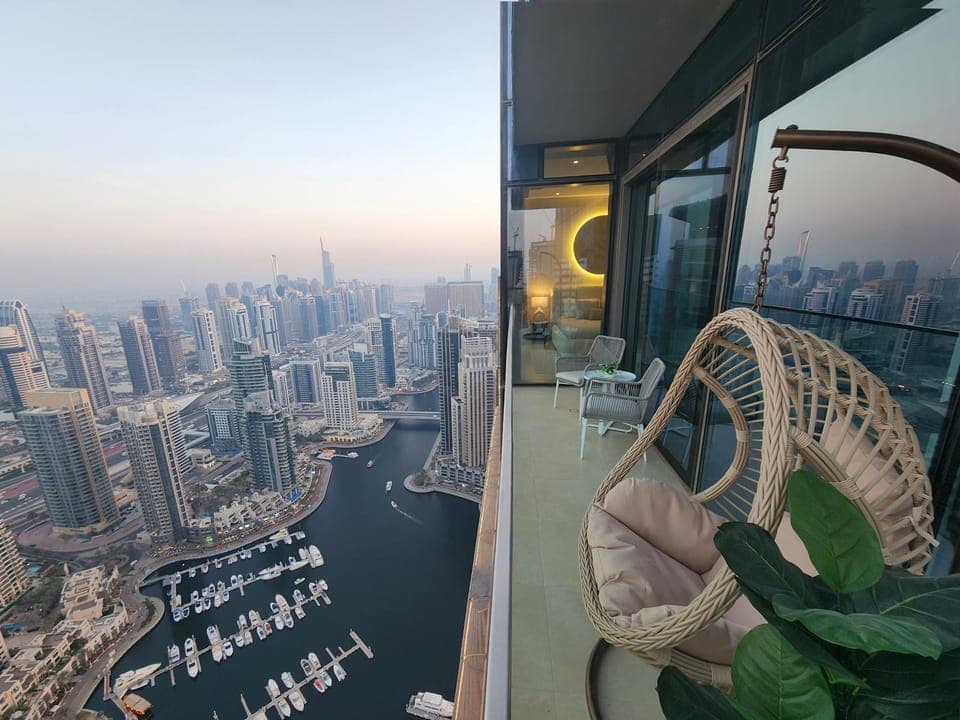 Bird's eye view, Balcony/Terrace, City view