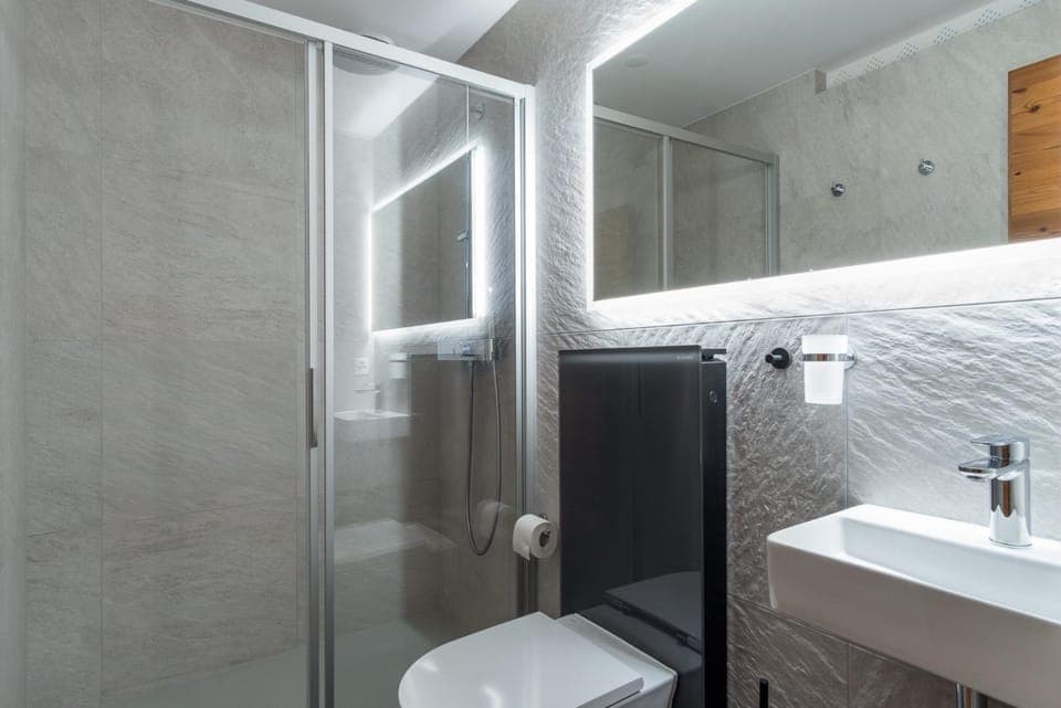 Shower, Toilet, Bathroom, towels