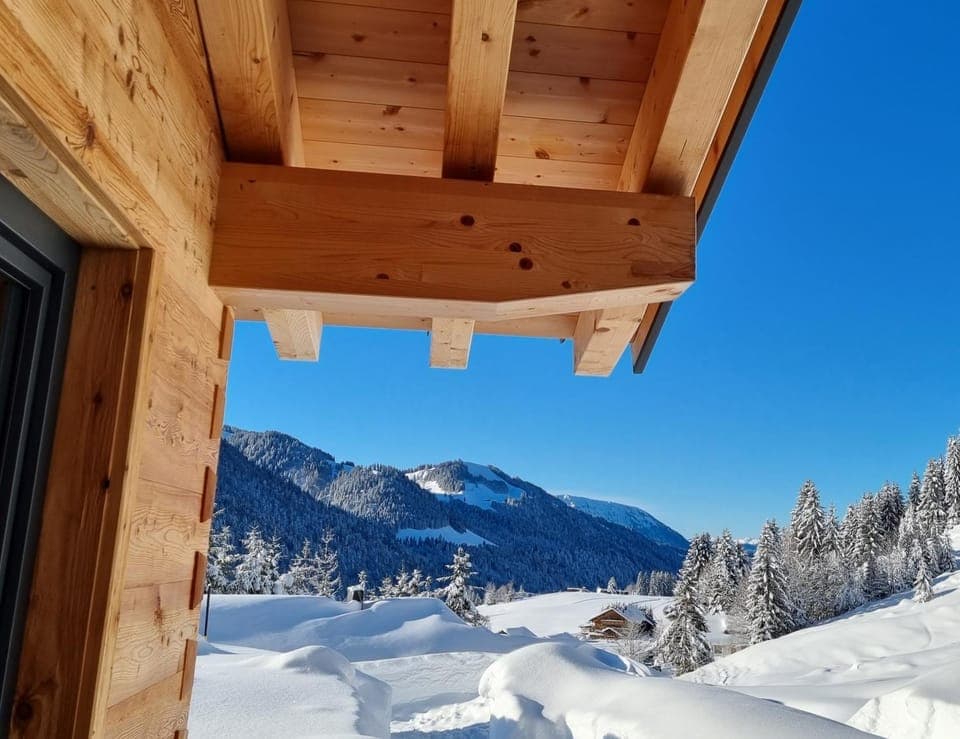 Day, Natural landscape, Winter, Mountain view