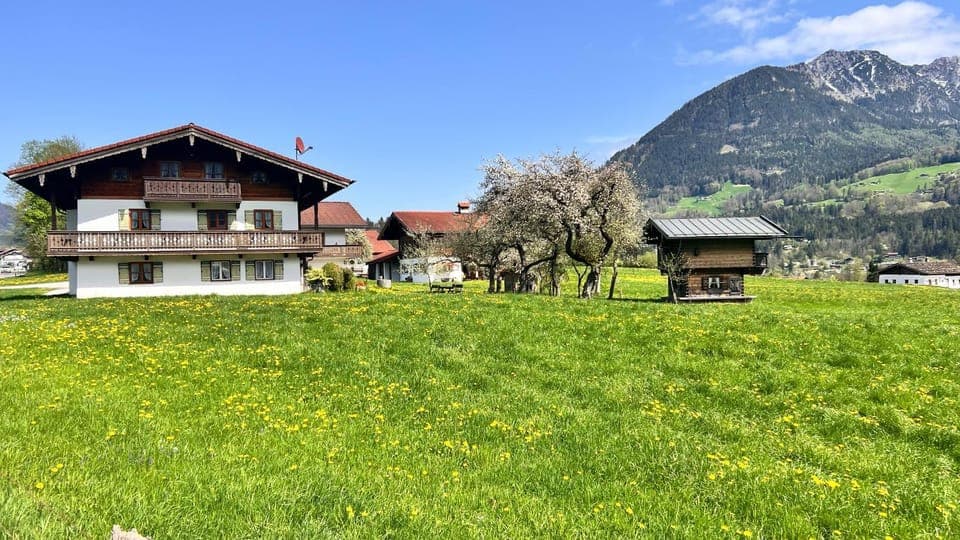 Property building, Natural landscape, Mountain view