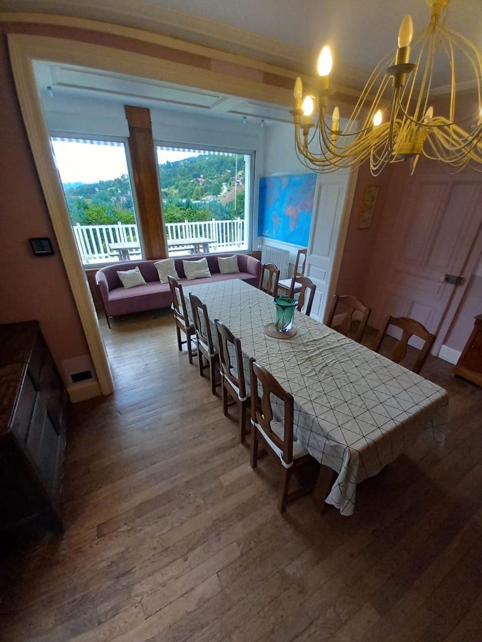 Living room, Seating area, Dining area