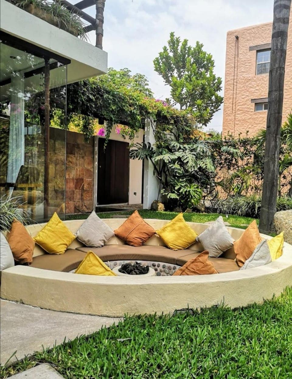Patio, Living room, Seating area