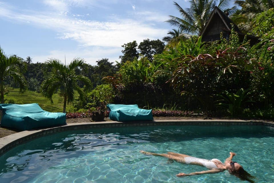 People, Garden view, Pool view, Swimming pool