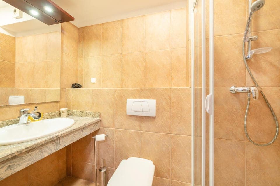 Shower, Toilet, Bathroom, towels