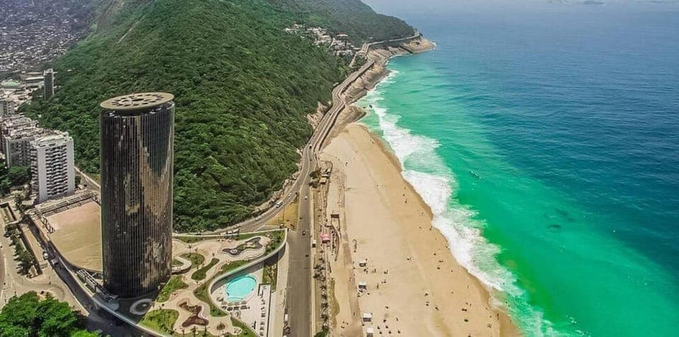 Natural landscape, Bird's eye view, Beach, Mountain view, Sea view