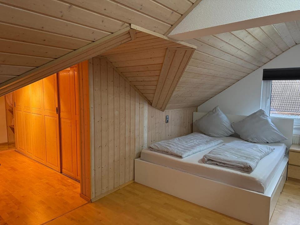 Bed, Photo of the whole room, Bedroom, wardrobe