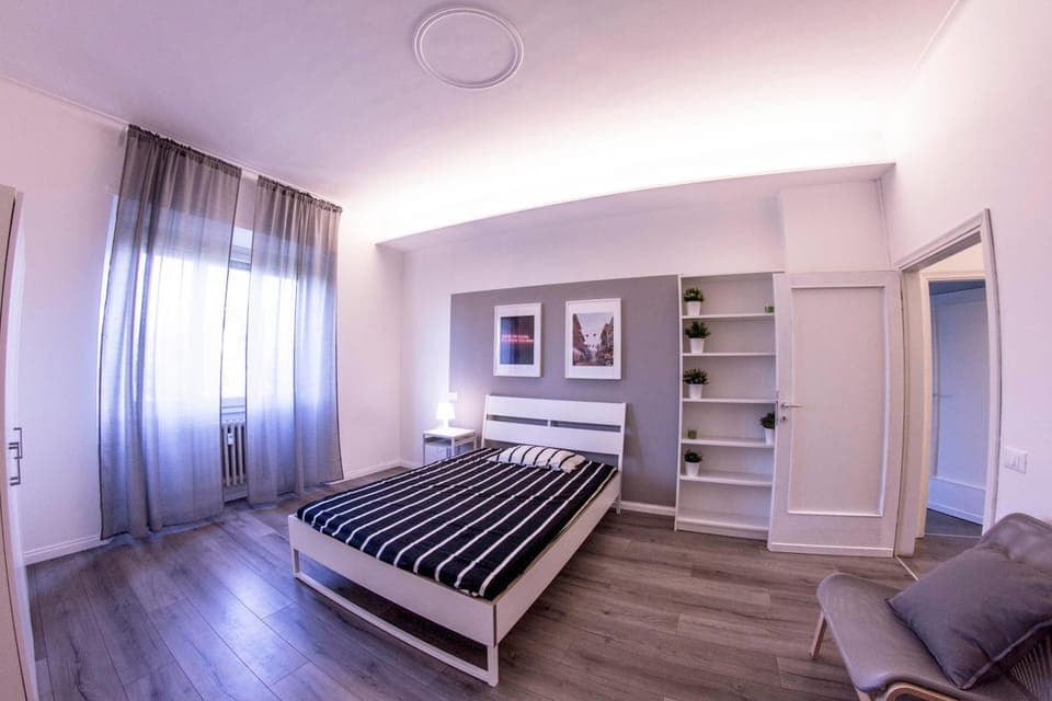 Bed, Photo of the whole room, Bedroom, wardrobe