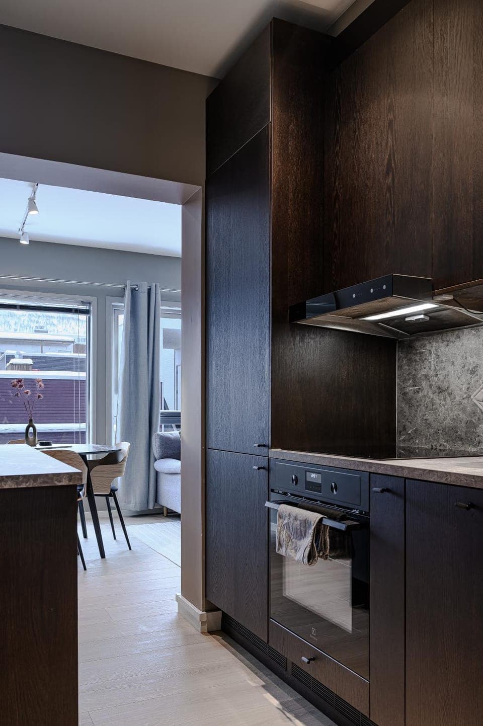 Kitchen or kitchenette, Dining area