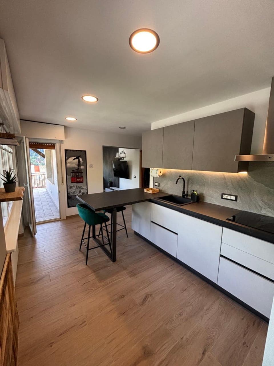 Kitchen or kitchenette, Dining area, dishwasher, oven, stove