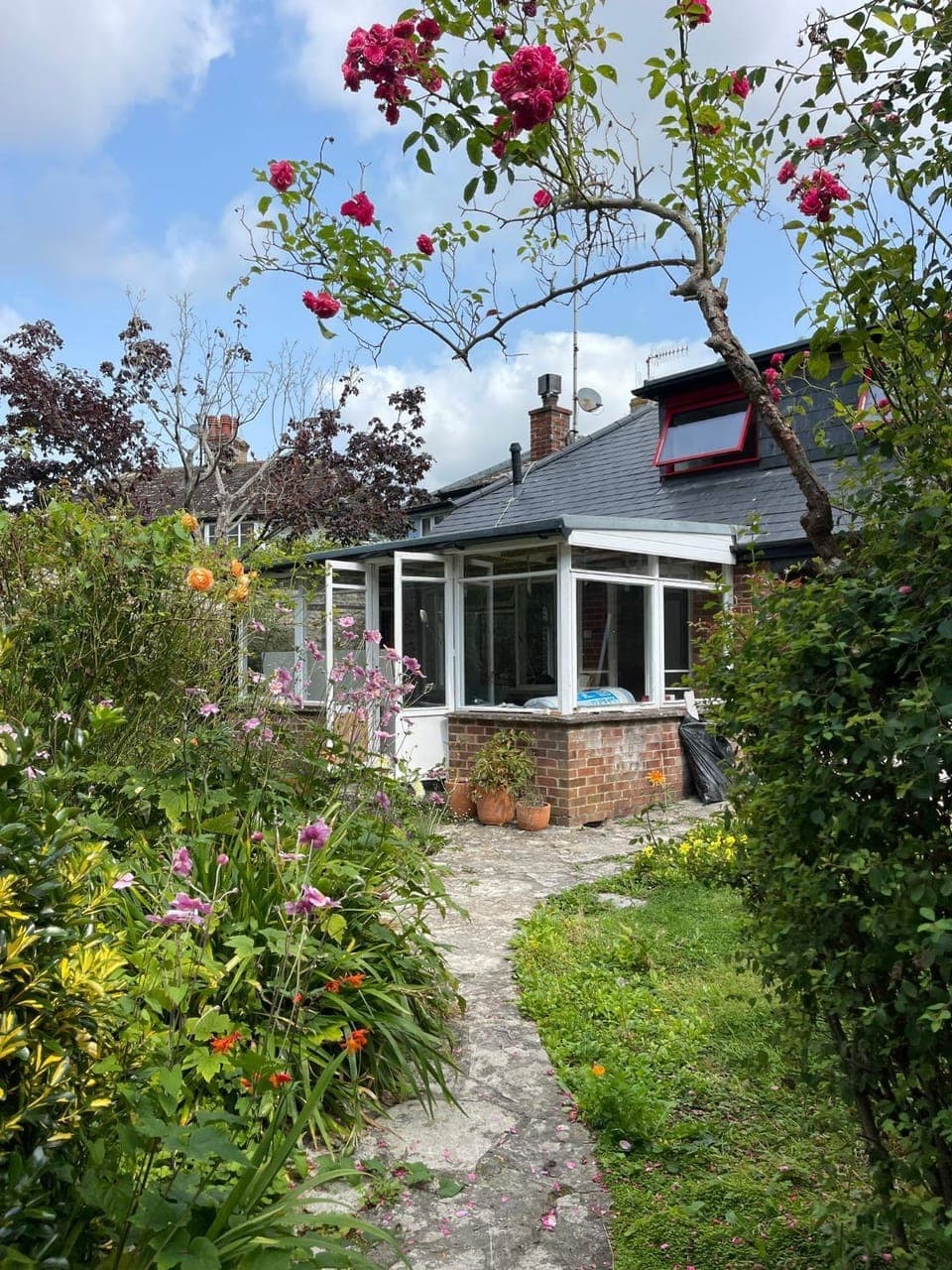 Property building, Garden