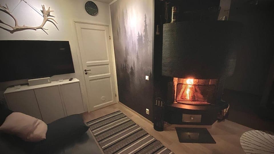 Communal lounge/ TV room, TV and multimedia, fireplace