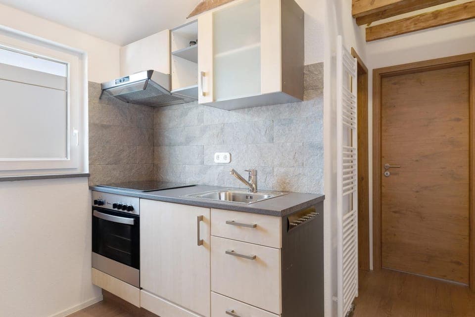 Kitchen or kitchenette, Living room