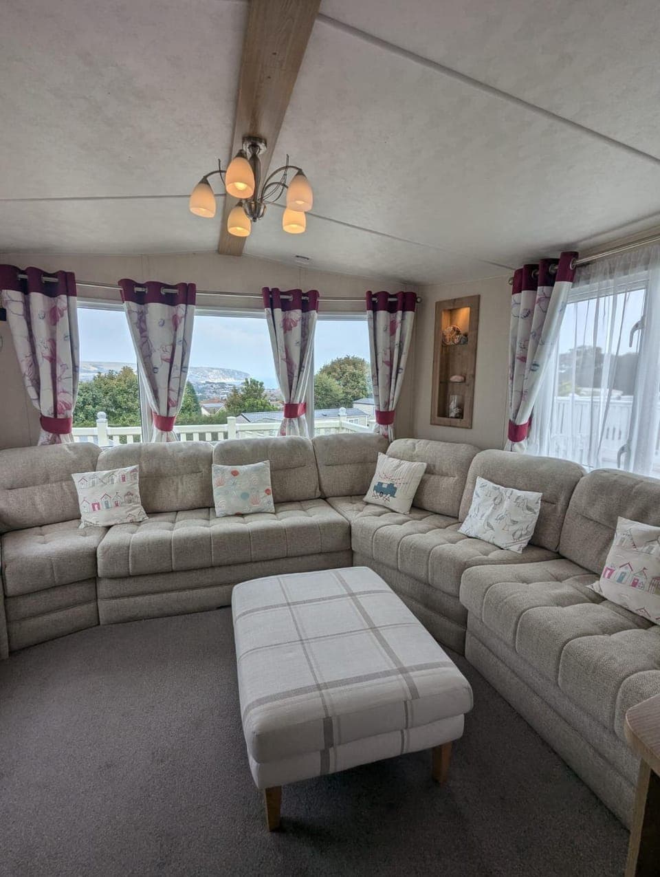 Natural landscape, Living room, Seating area, Sea view