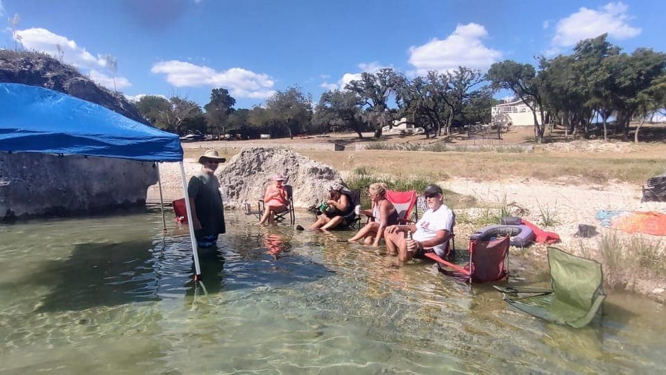 Natural landscape, River view, group of guests