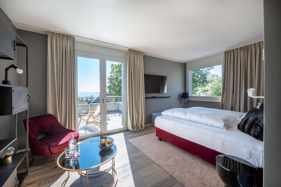 Bed, TV and multimedia, Balcony/Terrace, Seating area, Family