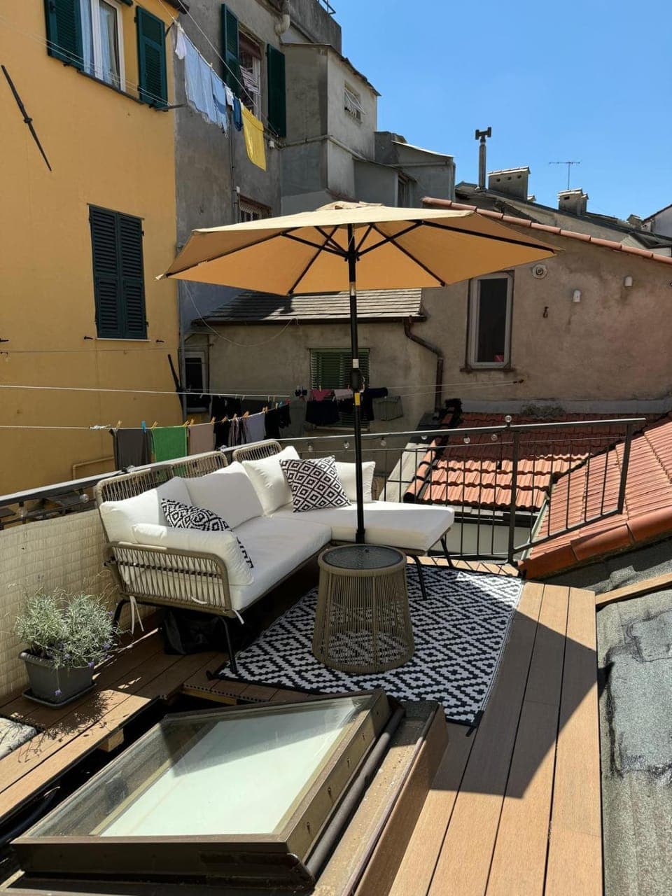 Property building, Patio, Day, View (from property/room), Balcony/Terrace