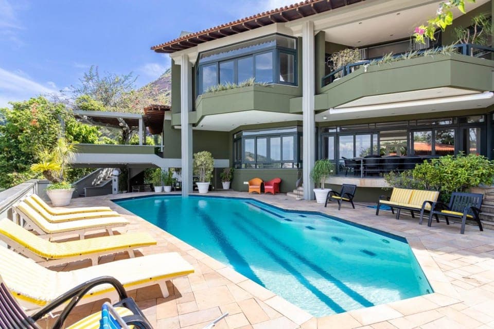 Property building, Patio, Day, View (from property/room), Swimming pool, sunbed