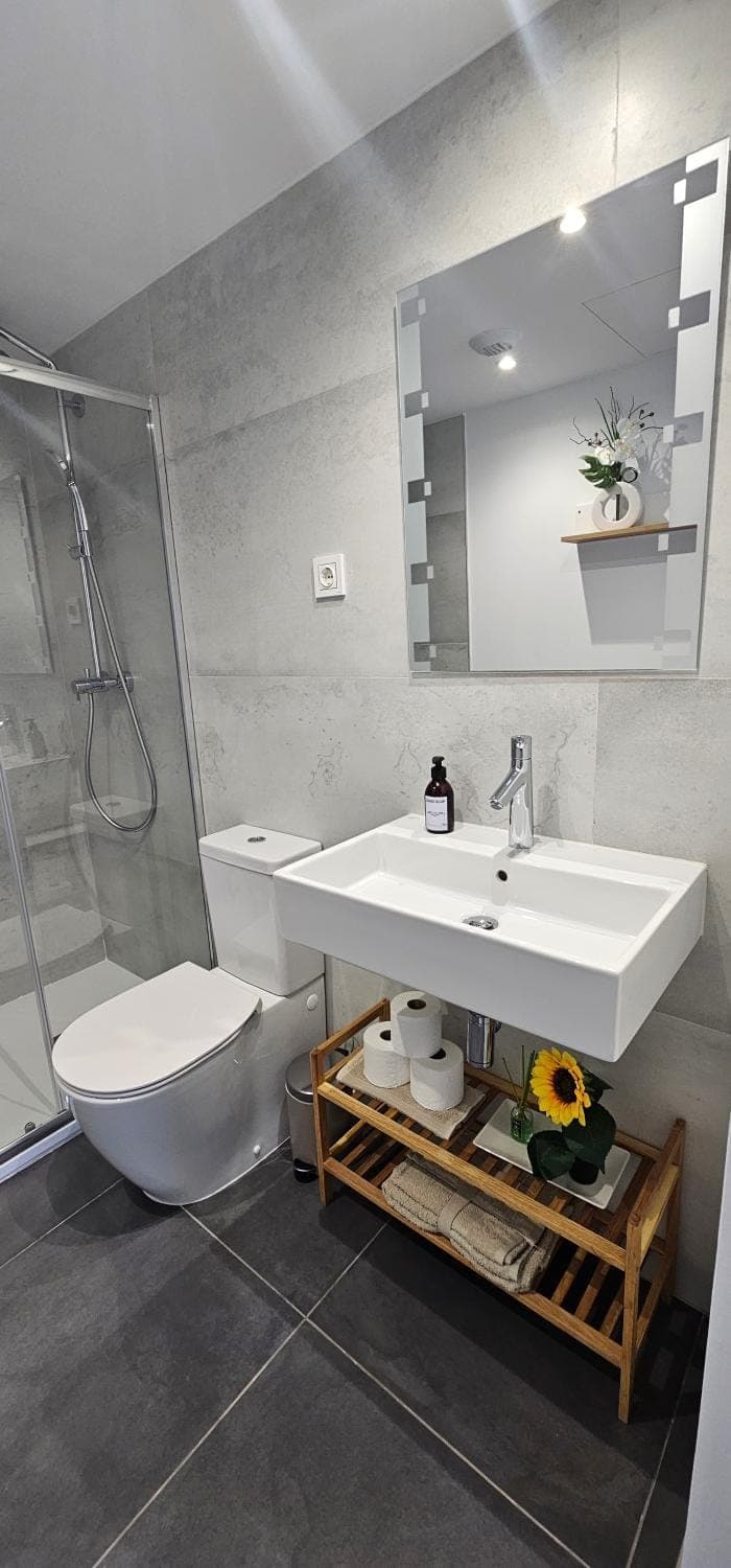 Shower, Toilet, Bathroom, towels