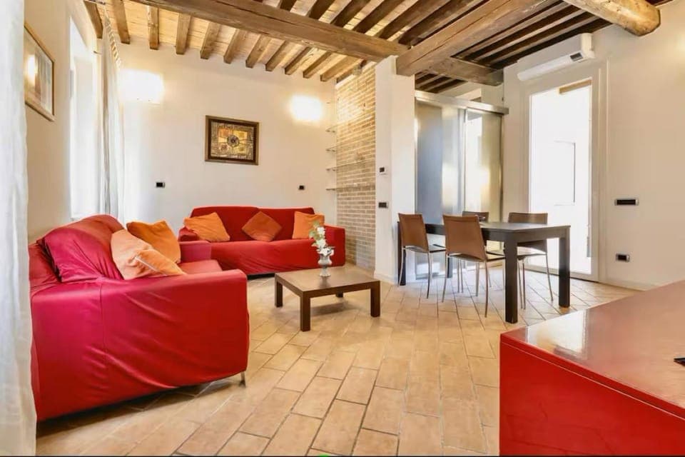 Living room, Seating area, Dining area