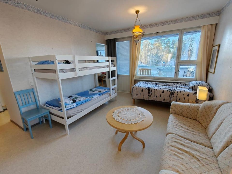 Bed, Living room, Photo of the whole room, bunk bed