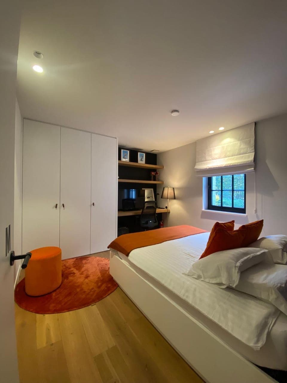 Bed, Photo of the whole room, Bedroom, towels, wardrobe