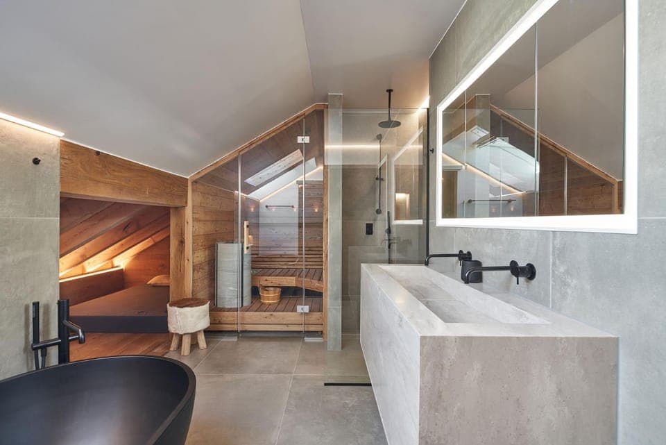 Shower, Sauna, Sauna, Bathroom