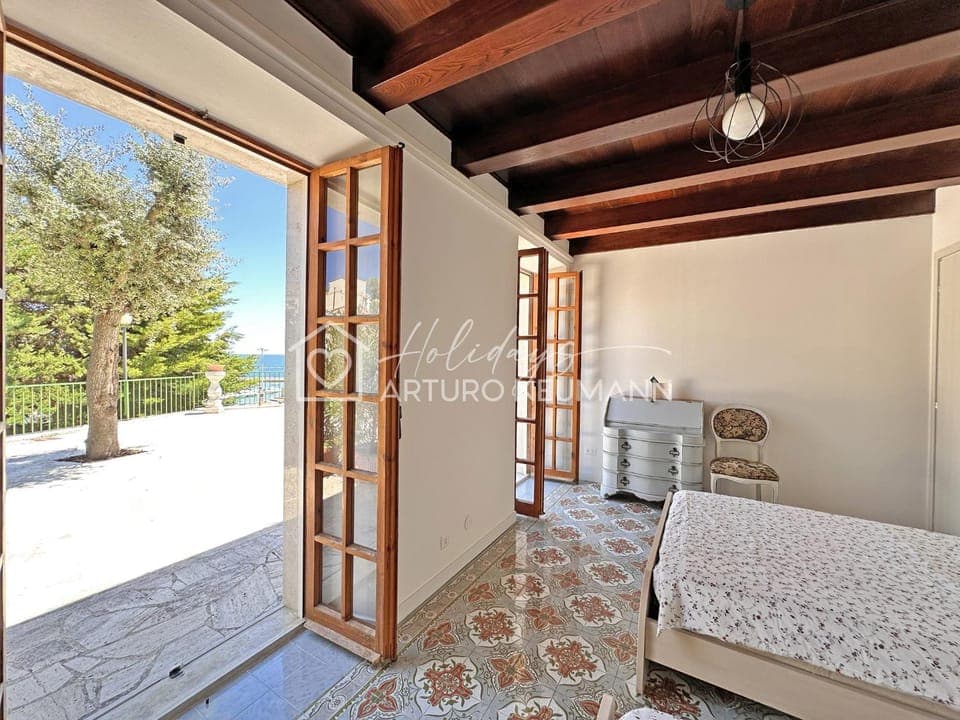 Patio, Bed, Day, View (from property/room), Balcony/Terrace, Photo of the whole room, Bedroom