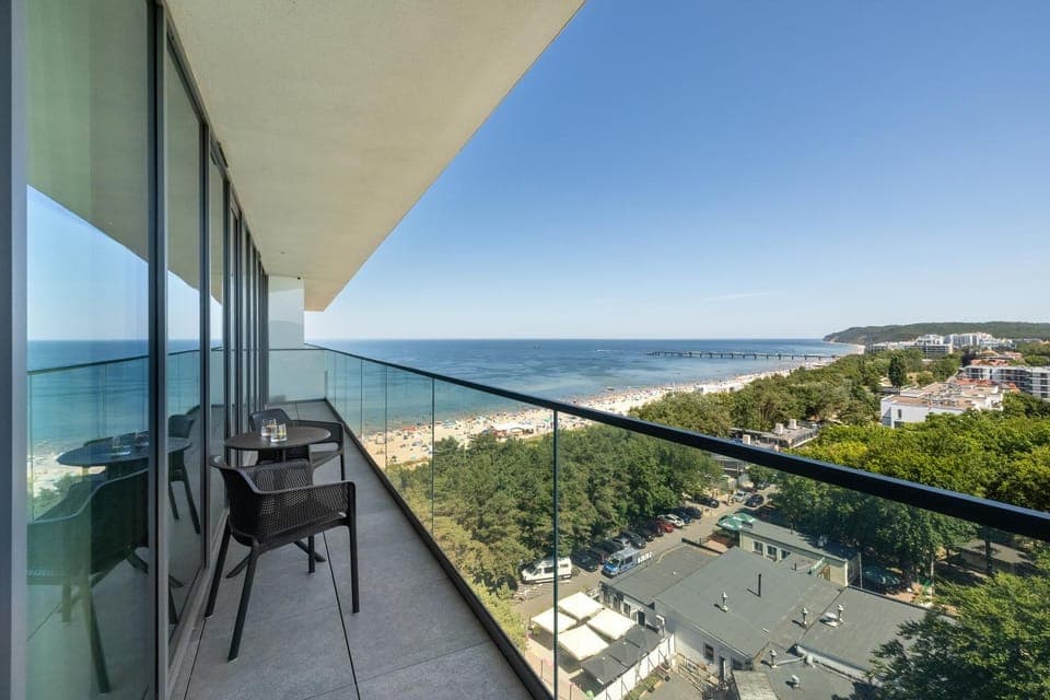 Day, Natural landscape, View (from property/room), Balcony/Terrace, Beach, Sea view