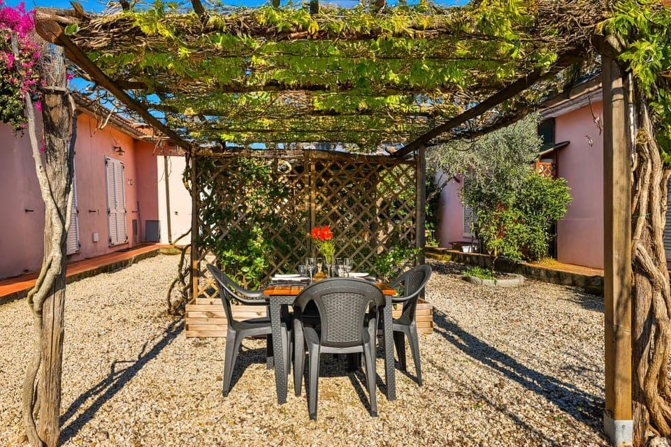 Patio, Day, Garden view