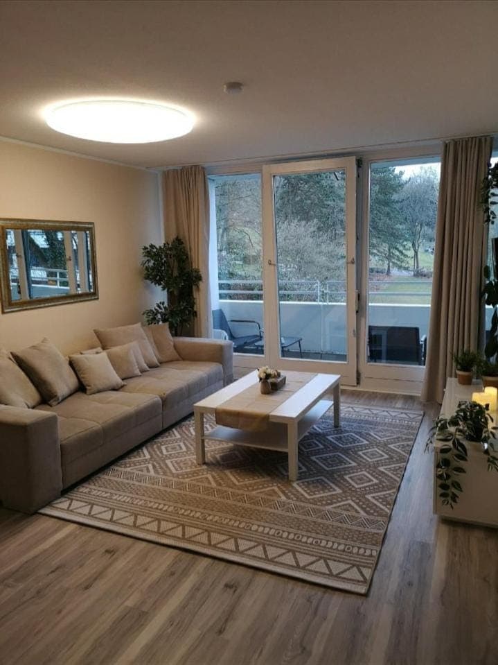 View (from property/room), Balcony/Terrace, Living room, Photo of the whole room, Seating area, furniture, furniture, internet, internet, room service