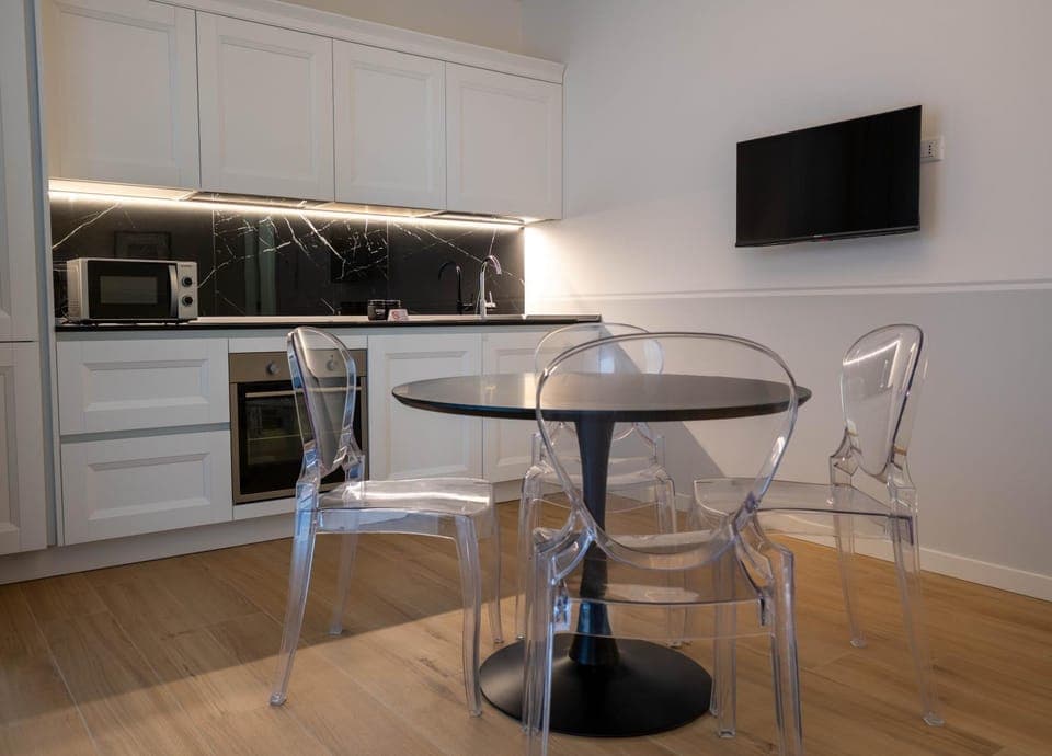 Kitchen or kitchenette, Living room, Dining area, dishwasher, kitchen