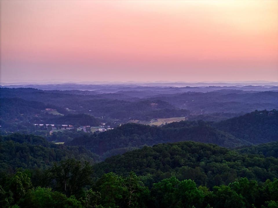 Day, Natural landscape, Bird's eye view, Mountain view, Sunrise