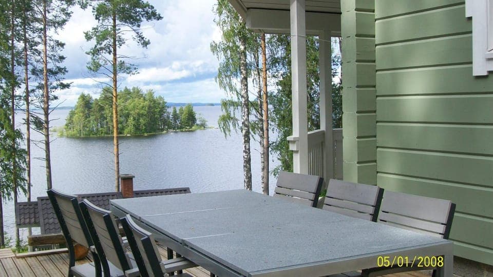 Patio, Natural landscape, Balcony/Terrace, Lake view