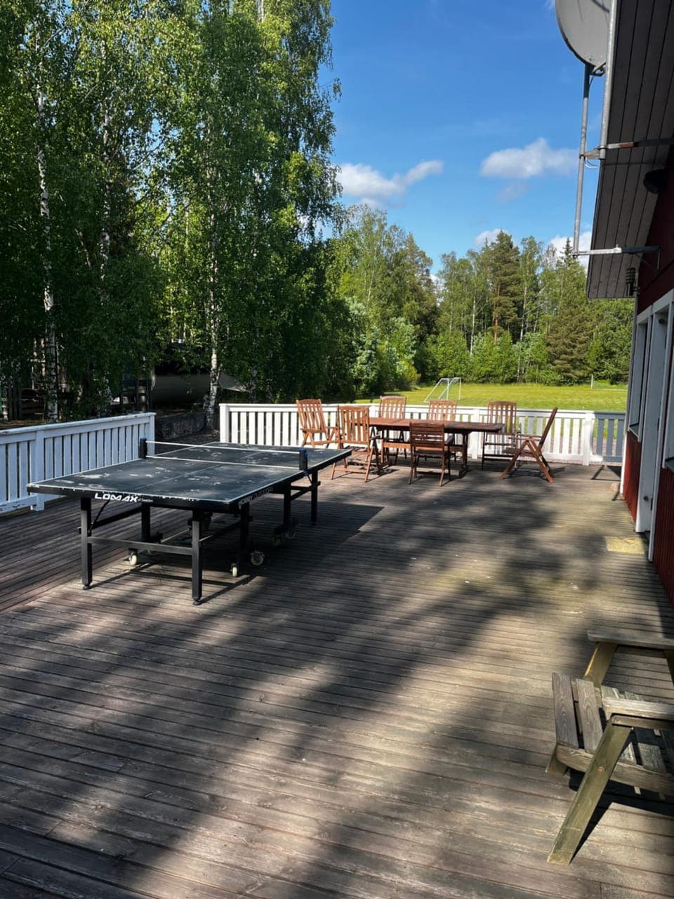 Table tennis, Balcony/Terrace, Dining area