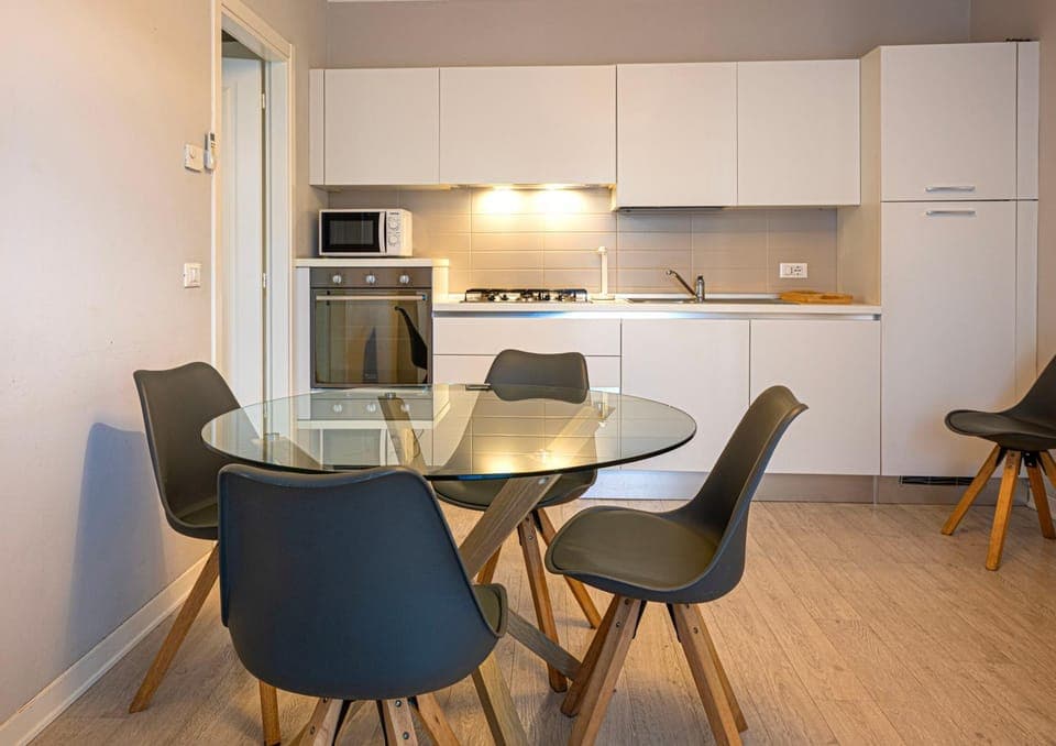 Living room, kitchen