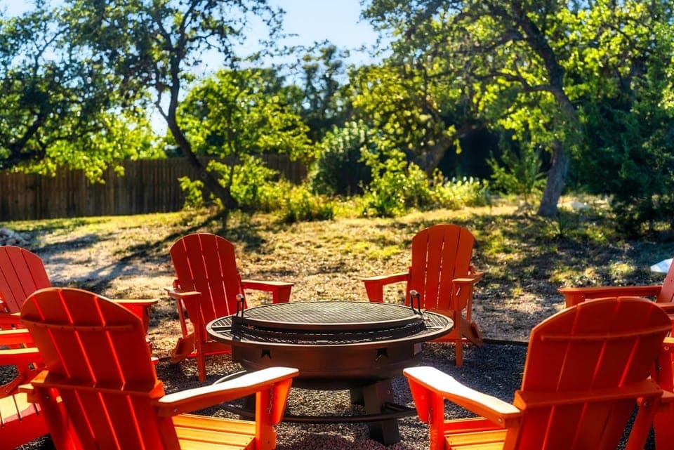 Natural landscape, fireplace