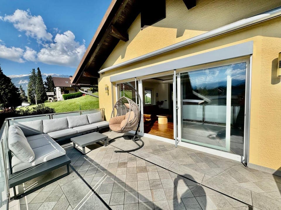 Property building, View (from property/room), Balcony/Terrace, Seating area