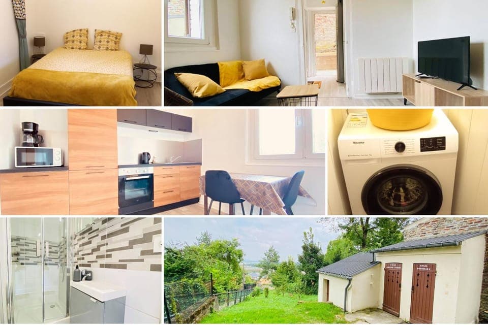 Garden, Bathroom, Kitchen or kitchenette, Living room, Bedroom, City view, Garden view