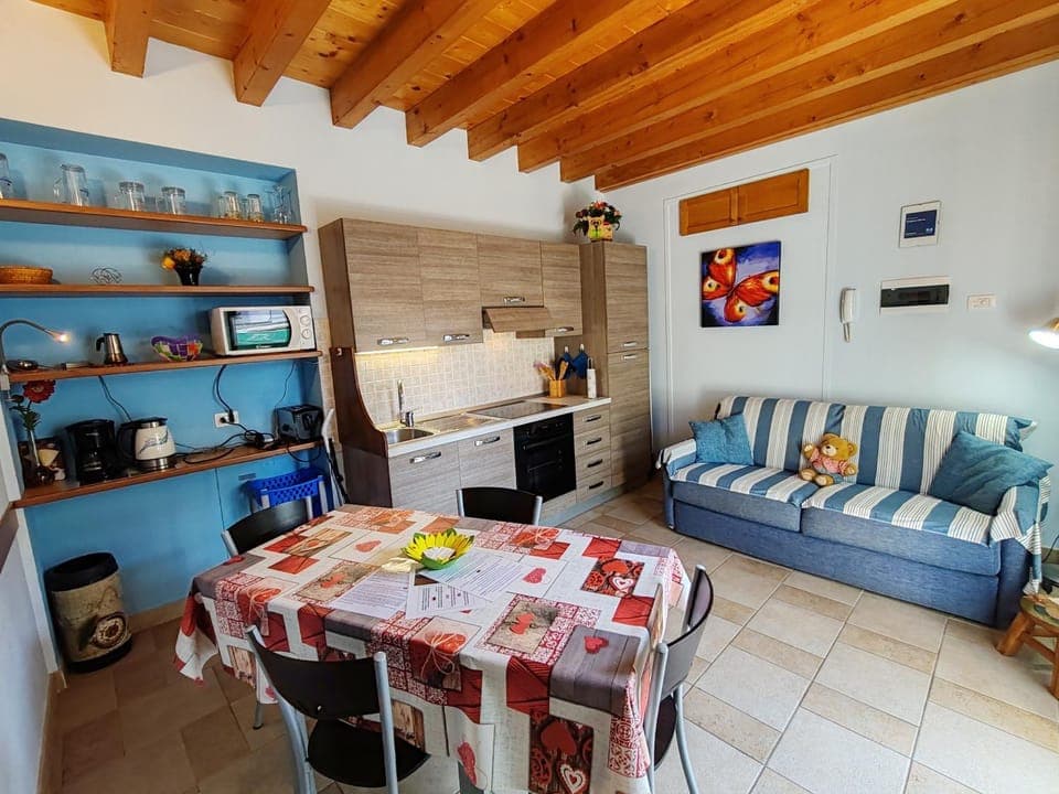 Kitchen or kitchenette, Living room, Food and drinks, Dining area, oven, kitchen