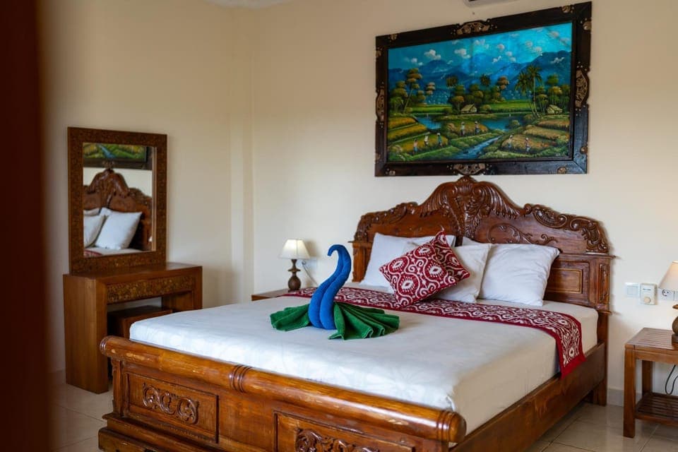 Bedroom, air conditioner