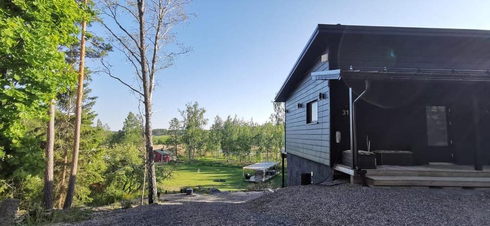 Property building, Garden view