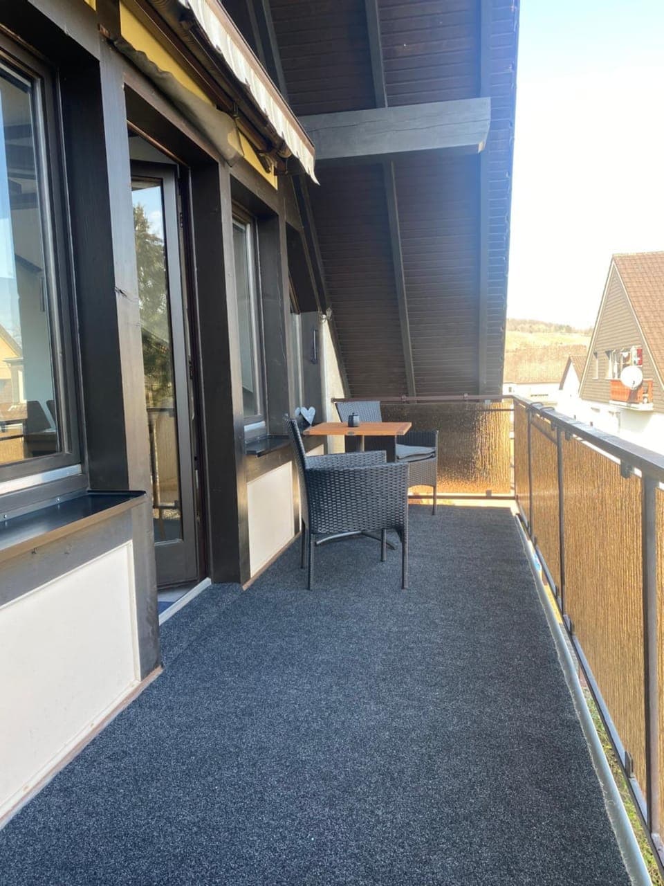 Day, View (from property/room), Balcony/Terrace, Seating area, Dining area