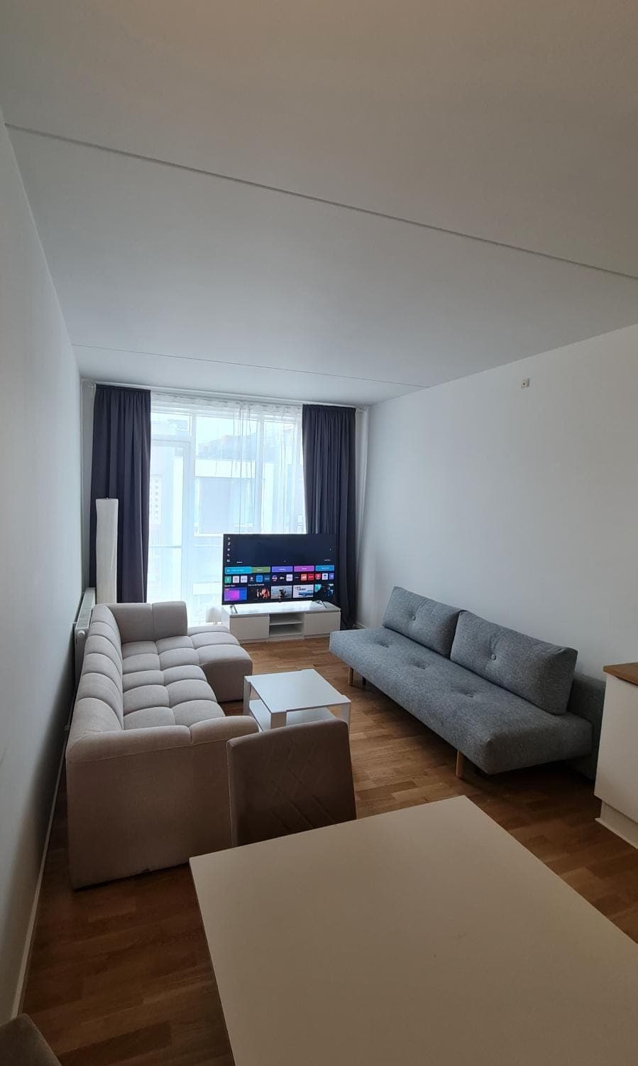 Bed, TV and multimedia, Living room, Bedroom