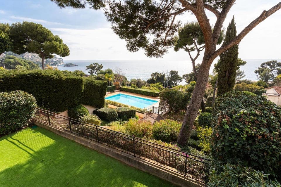 Natural landscape, Garden, Garden view, Pool view, Sea view, Swimming pool