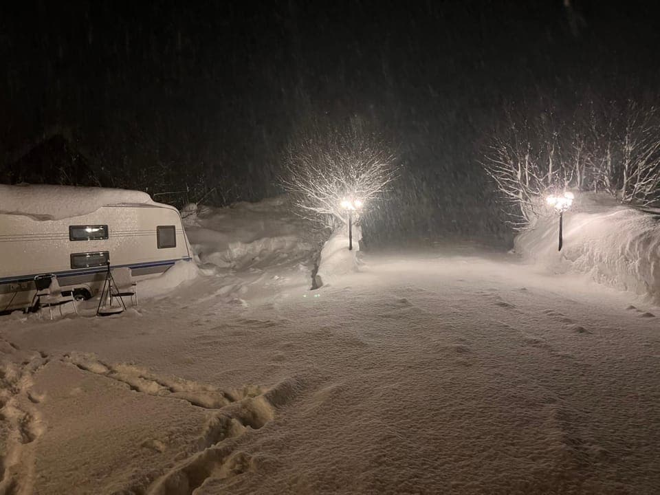 Campingvogn i nydelige Ramfjord Campground/ 
RV Resort in Troms Og Finnmark
