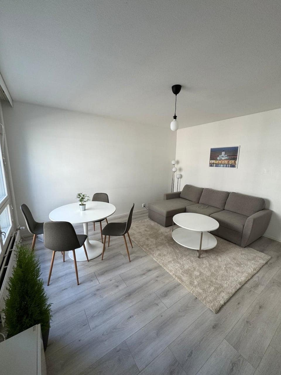Living room, Seating area, Dining area