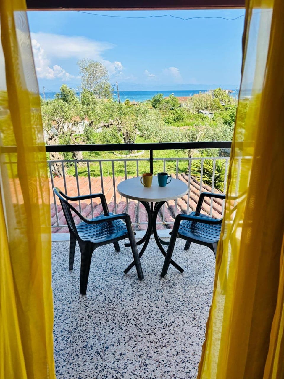 View (from property/room), Balcony/Terrace, Sea view