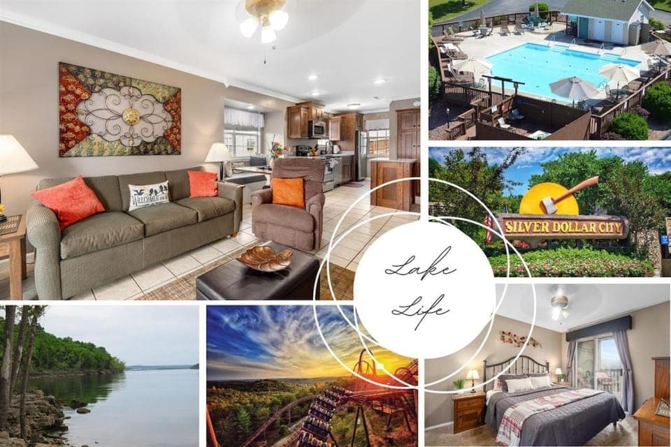 Living room, Bedroom, Pool view, Swimming pool